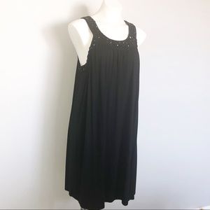 Michael Kors | Black Stone Beaded Summer Dress